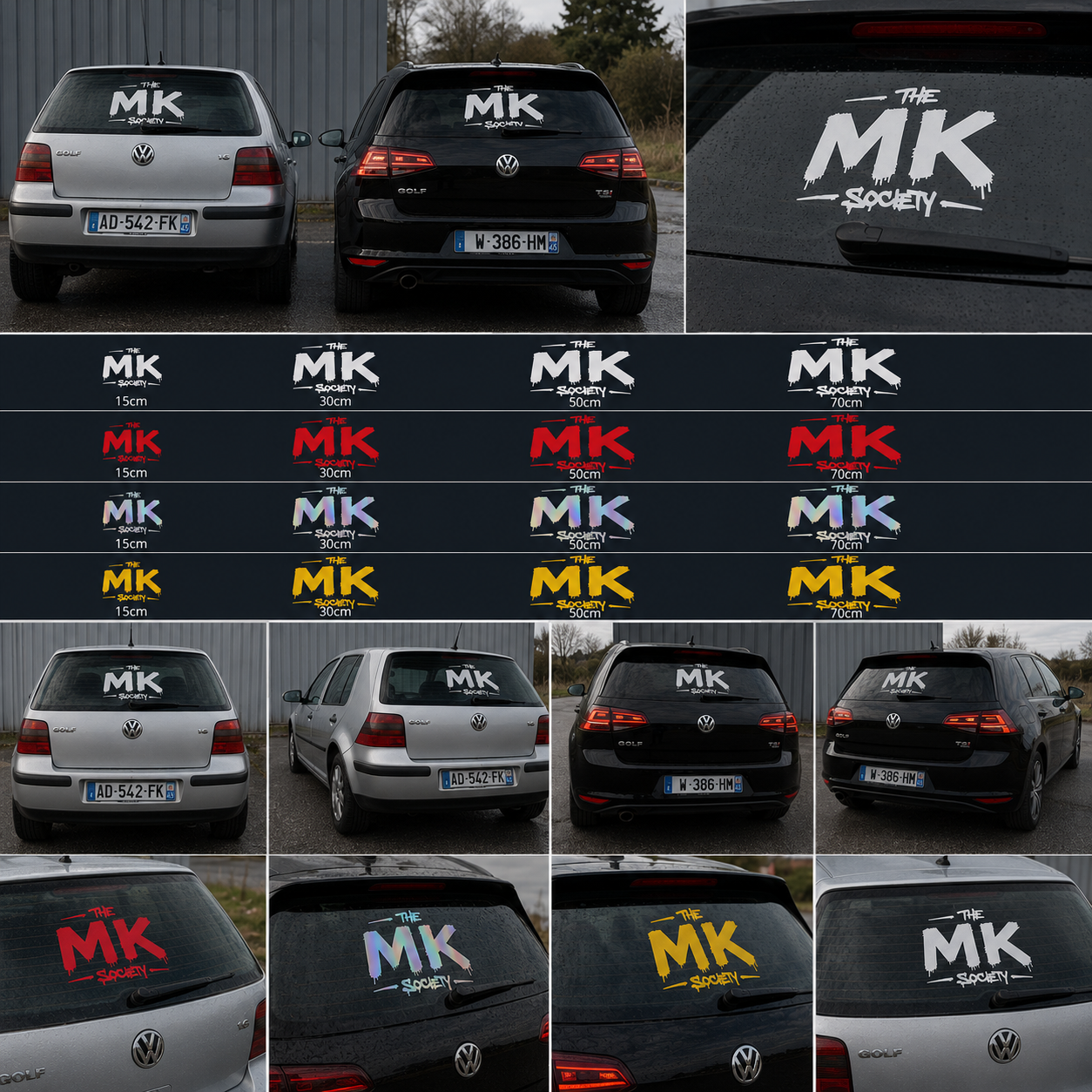 Stickers VW The MK Society