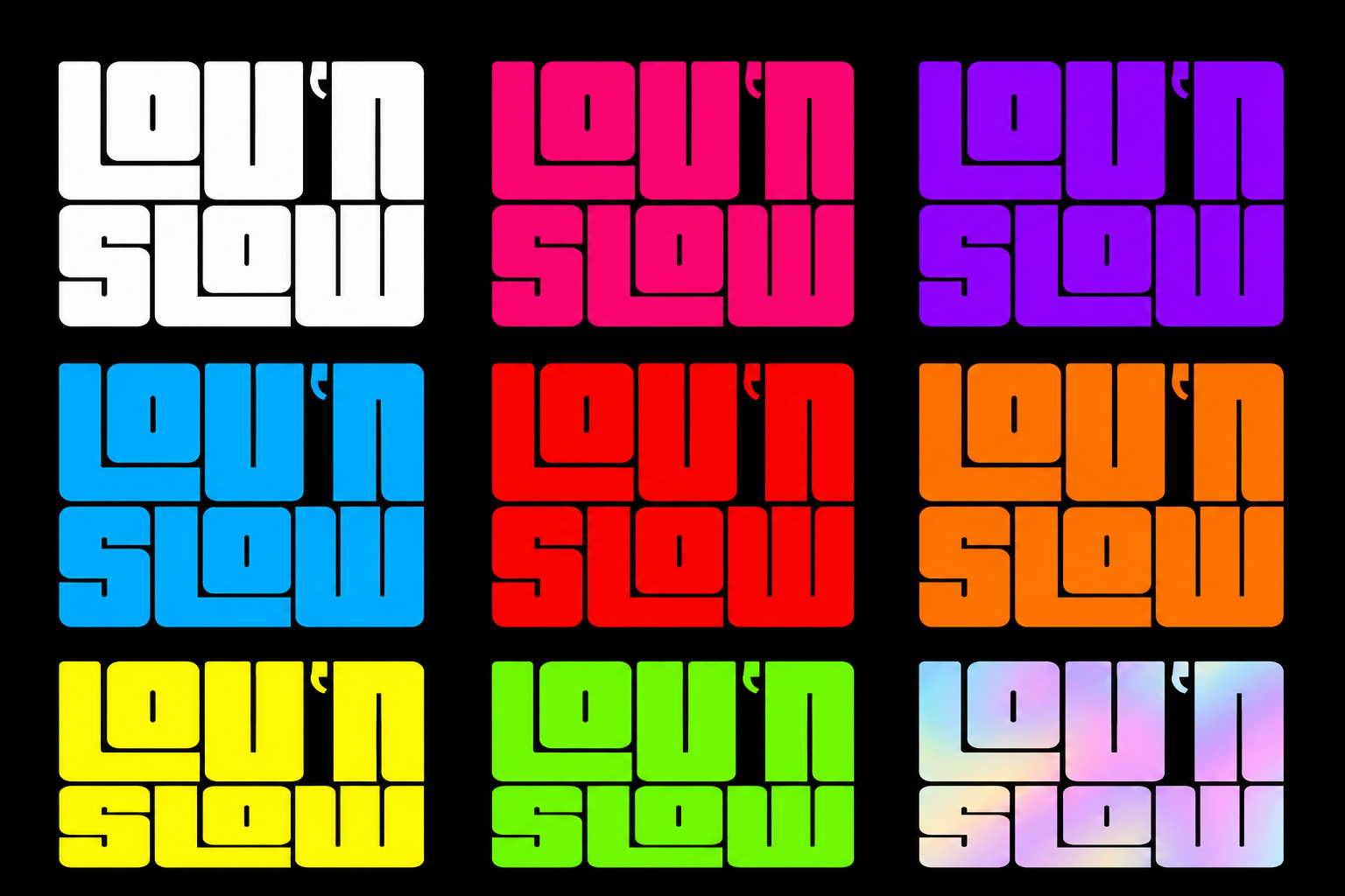 Stickers Low’n Slow