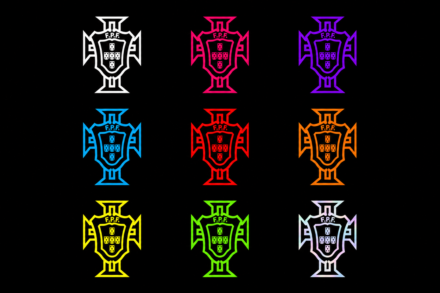 Sticker FPF Portugal – Plusieurs Coloris | Vinyle Premium Découpe