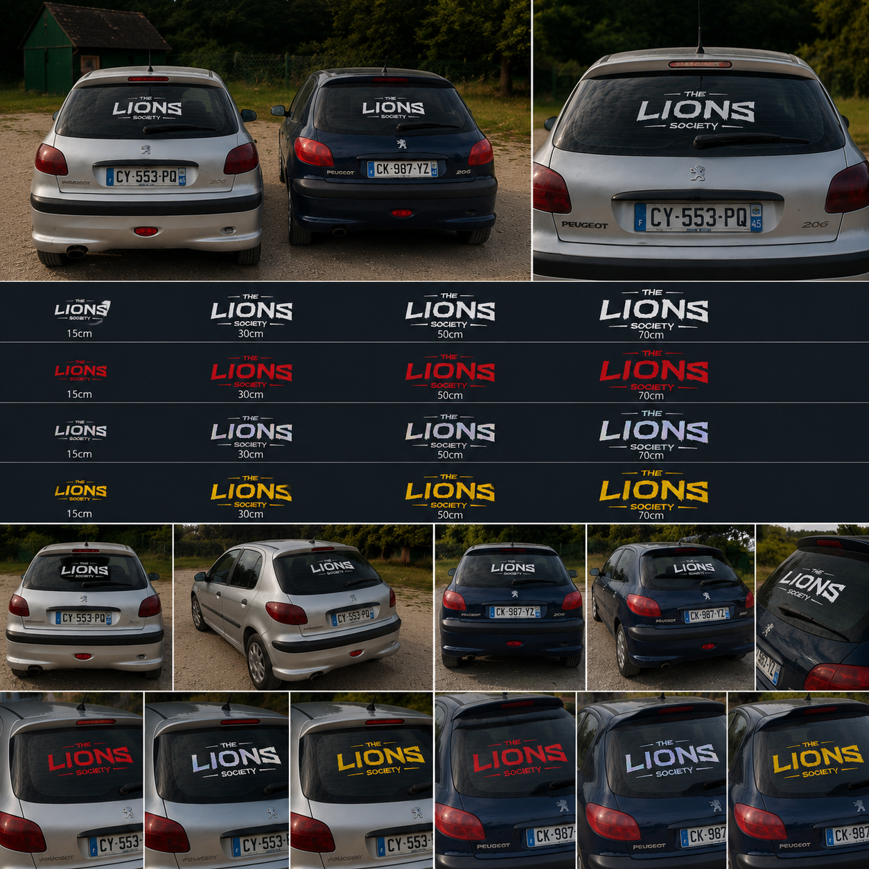 Stickers Peugeot The Lions Society