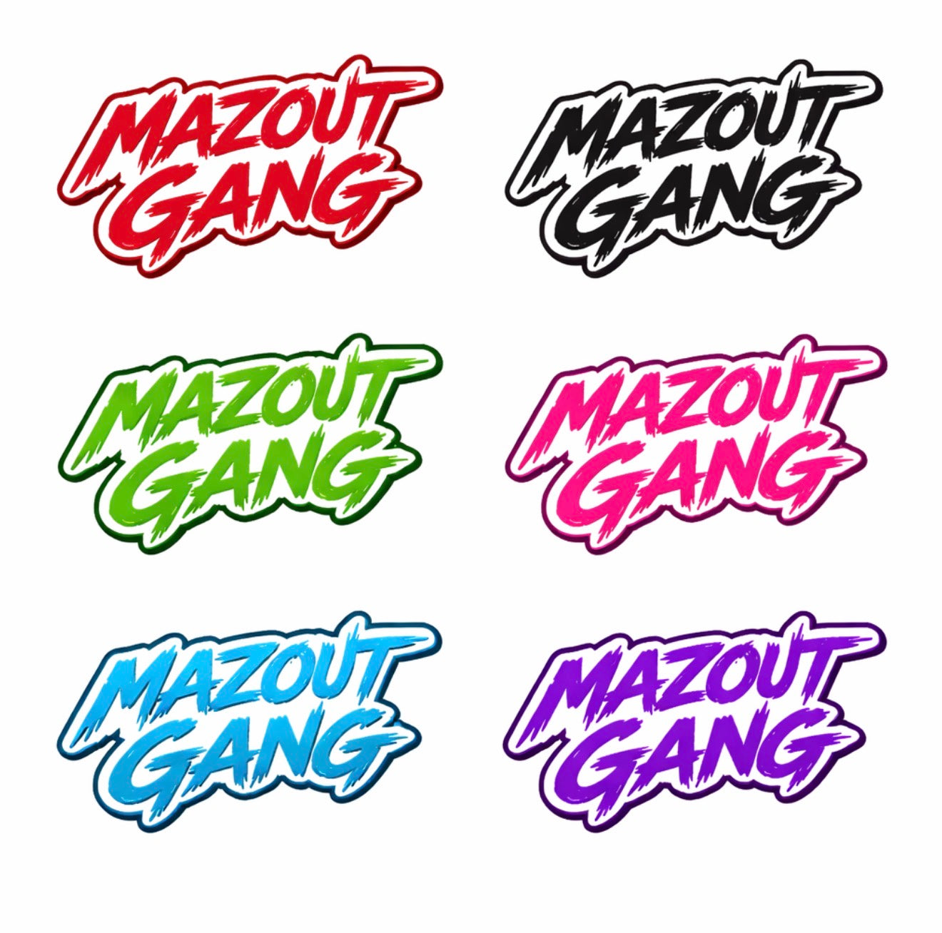 Stickers Mazout Gang