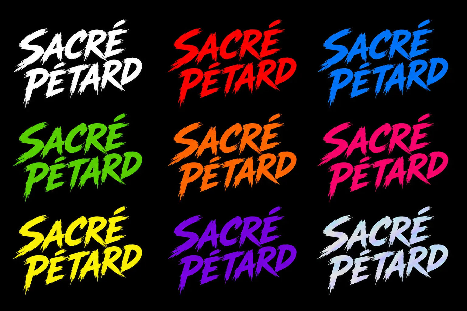 Sticker Sacré Pétard – Sticker Voiture | AS.SHOP.45