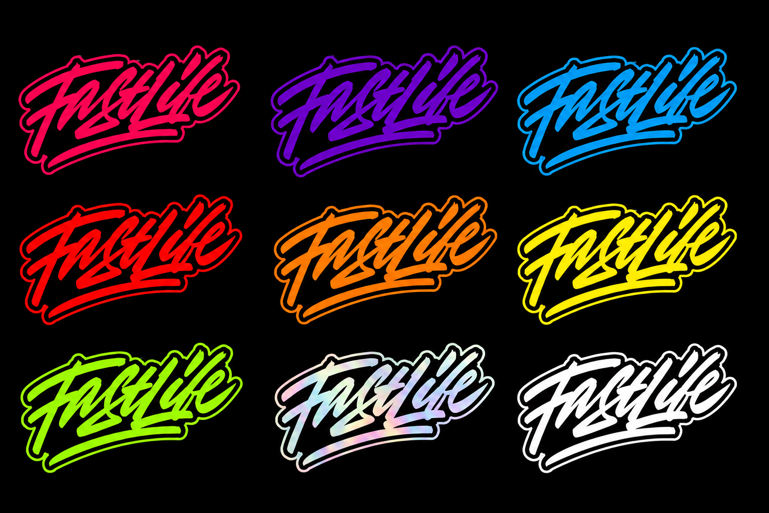Stickers Fast-Life