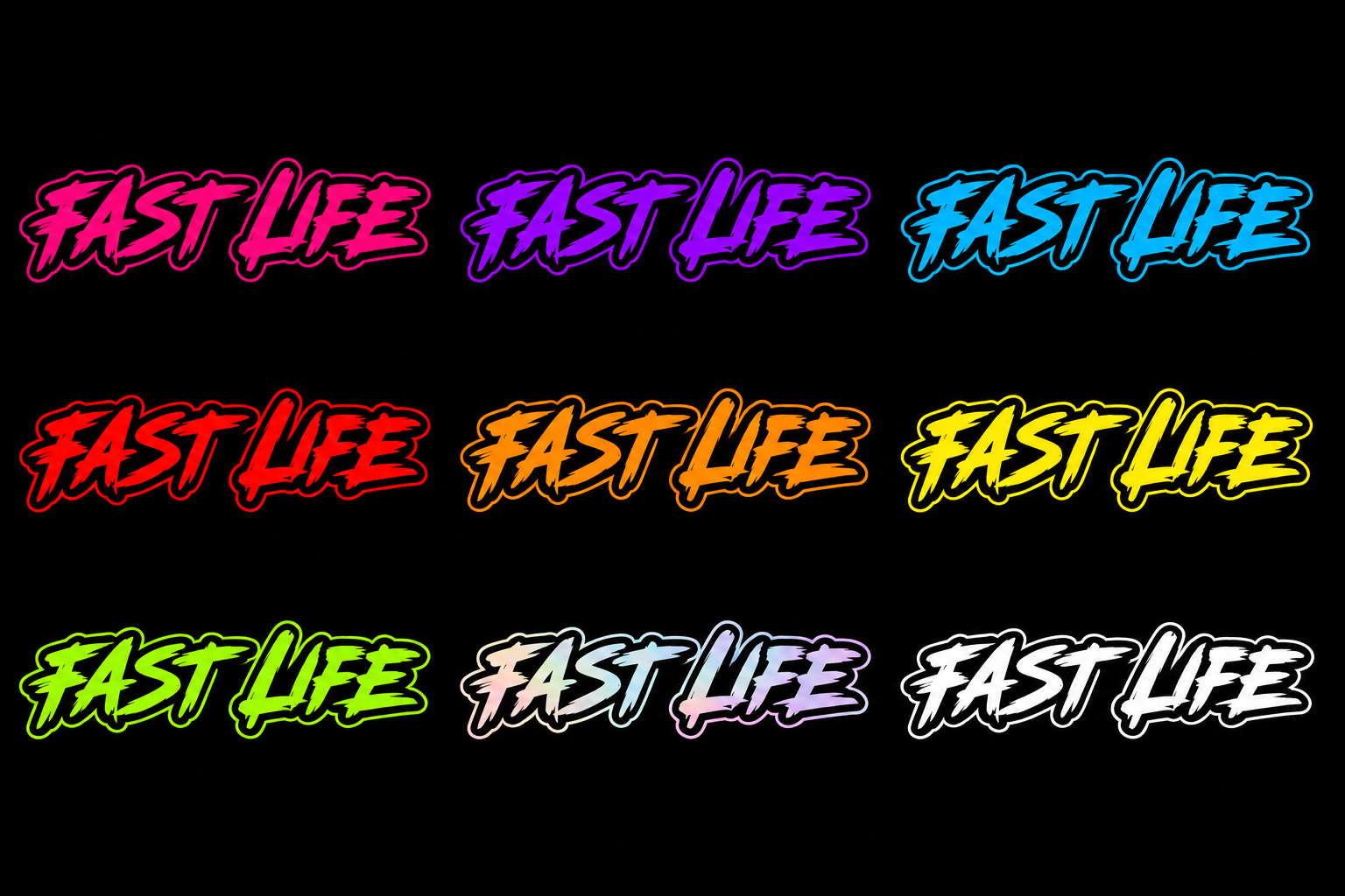 Stickers Fast-Life