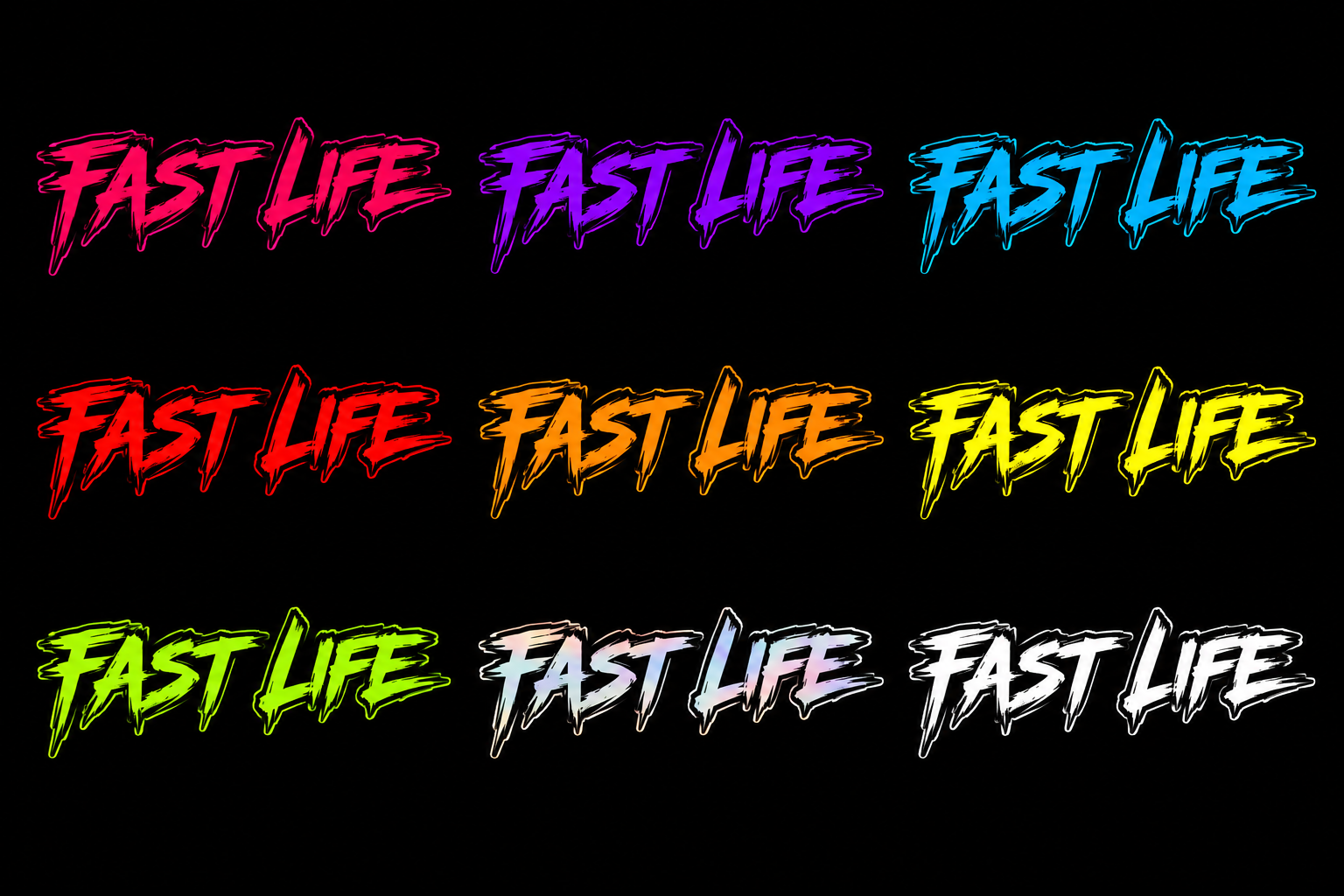 Stickers Fast-Life