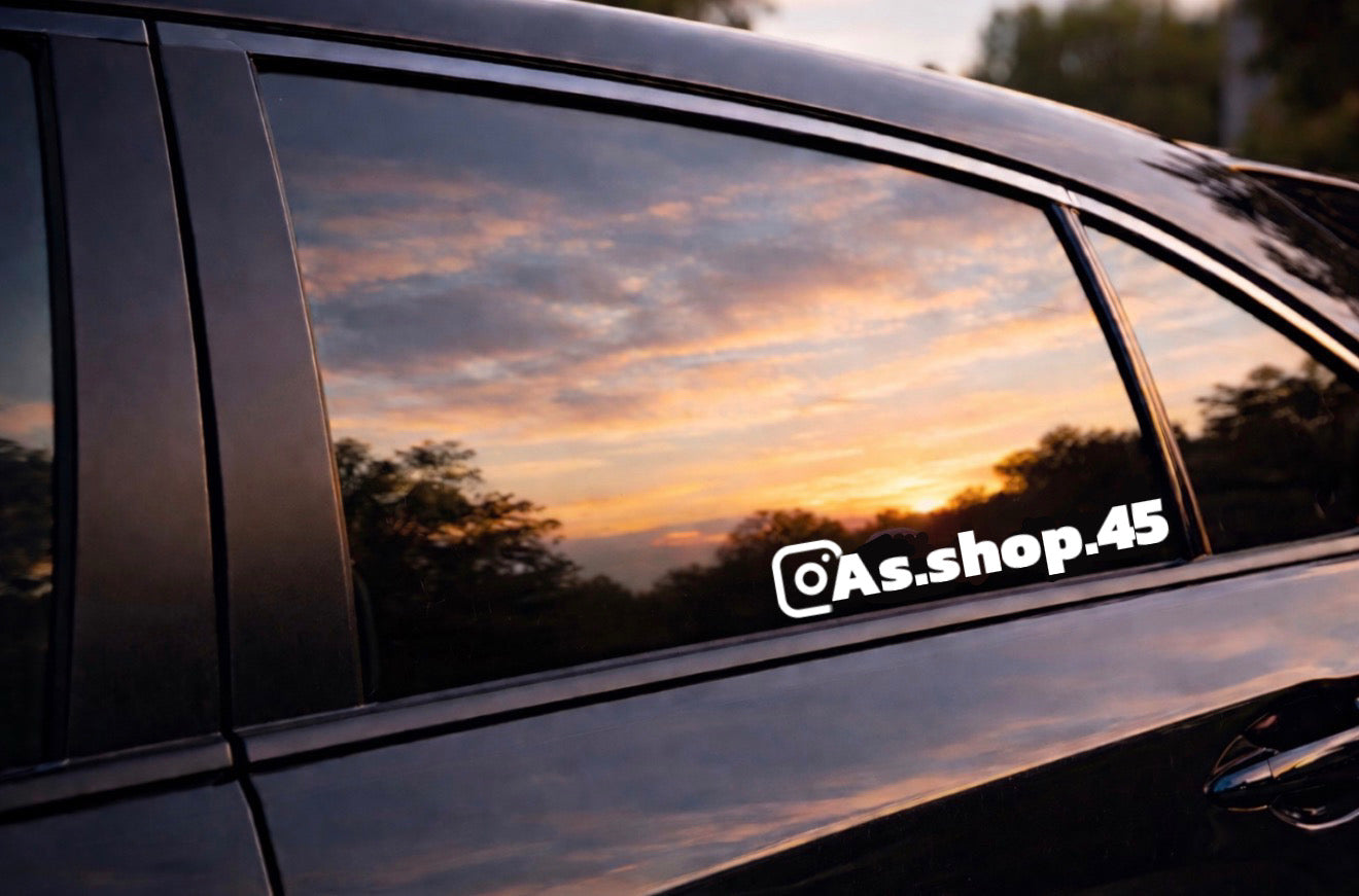 Stickers Instagram logo Intégré (brillant)
