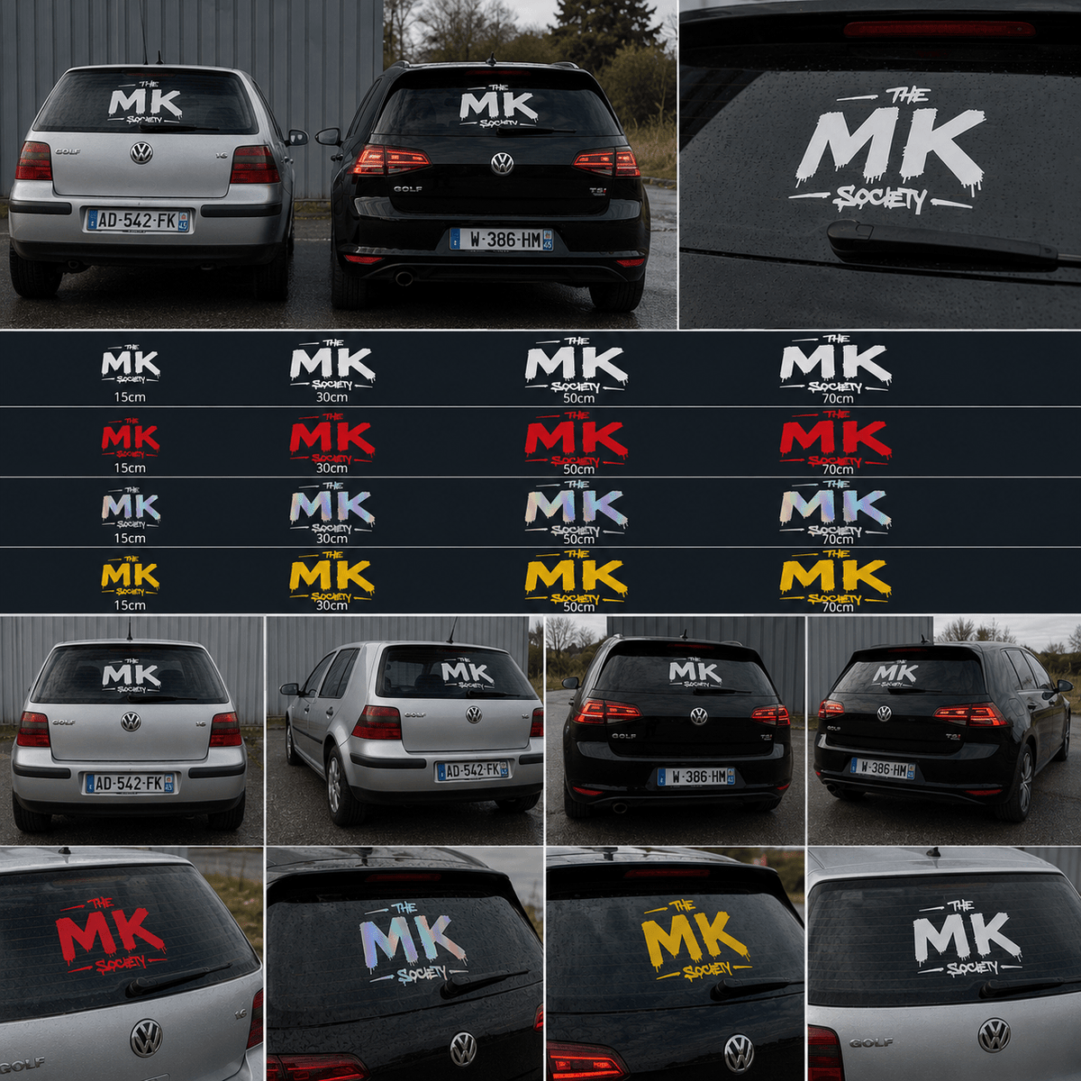 Sticker VW The MK Society – Vinyle Premium Découpe | Accessoires automobiles | As.shop.45
