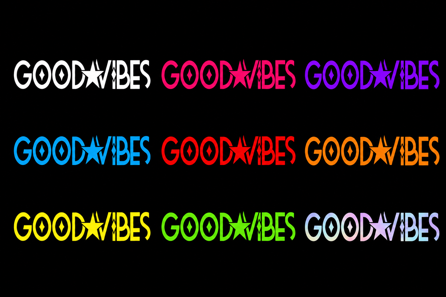     Sticker Good Vibes voiture
* Sticker Good Vibes vinyle premium
* Autocollant Good Vibes
* Sticker voiture Good Vibes
* Sticker Good Vibes personnalisé