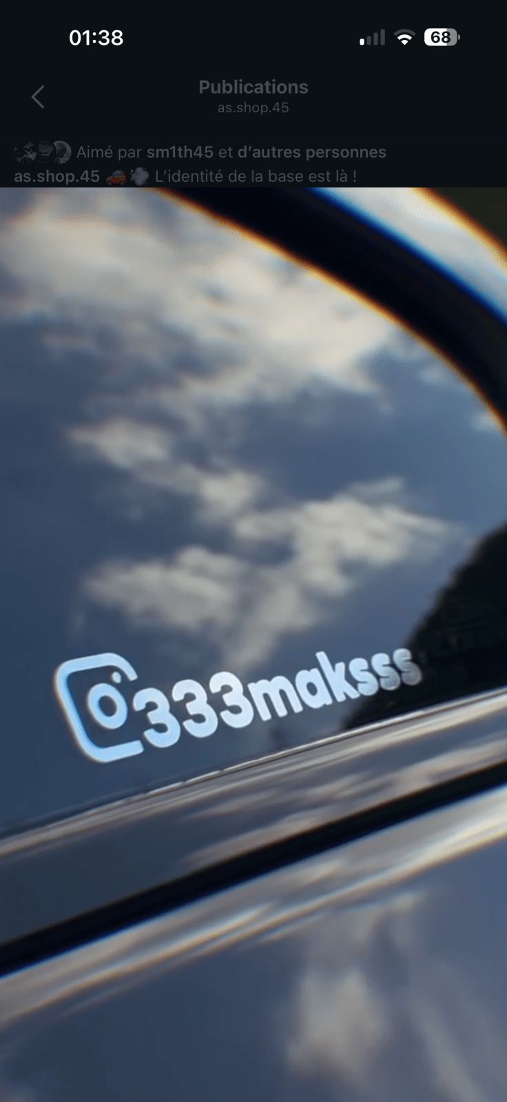 Stickers Instagram | Accessoires automobiles | As.shop.45