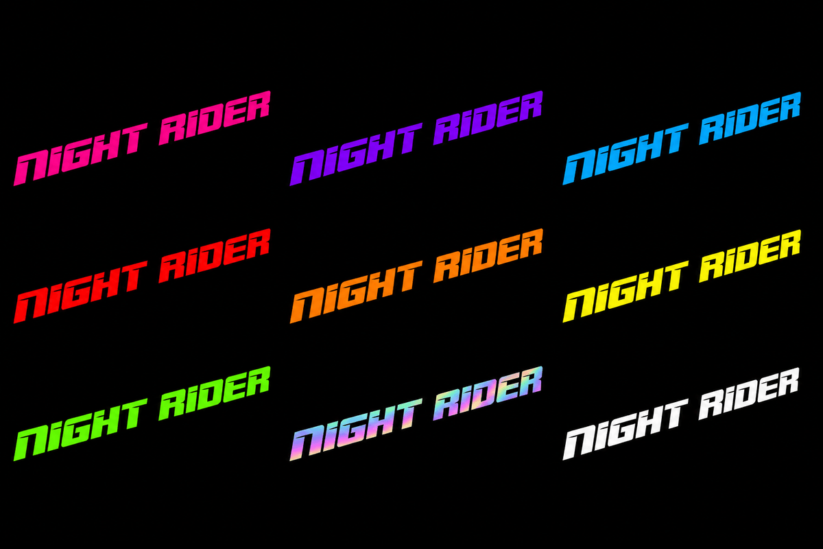 Stickers Night Rider | Accessoires automobiles | As.shop.45